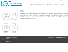 Tablet Screenshot of lgc.cr